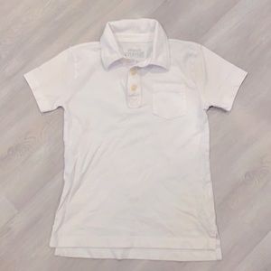 Crewcut Everyday White Polo Shirt size 4-5